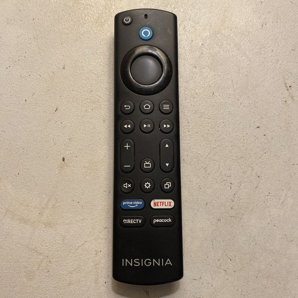 Insignia Remote (NS-RCFNA-21 Rev F) Voice Prime Video Netflix DirecTV Peacock